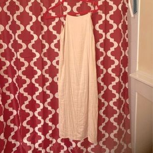 Beige European A-Lined Dress (THIS AND THE DRESS BESIDE IT FOR $30 TOTAL)